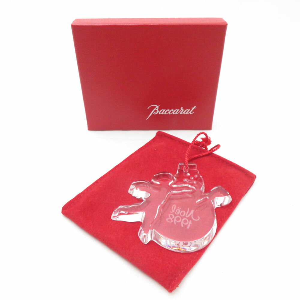 美品 Baccarat バカラ オーナメント 1998年 ノエル クリスマス ホリデー SM4932 ...