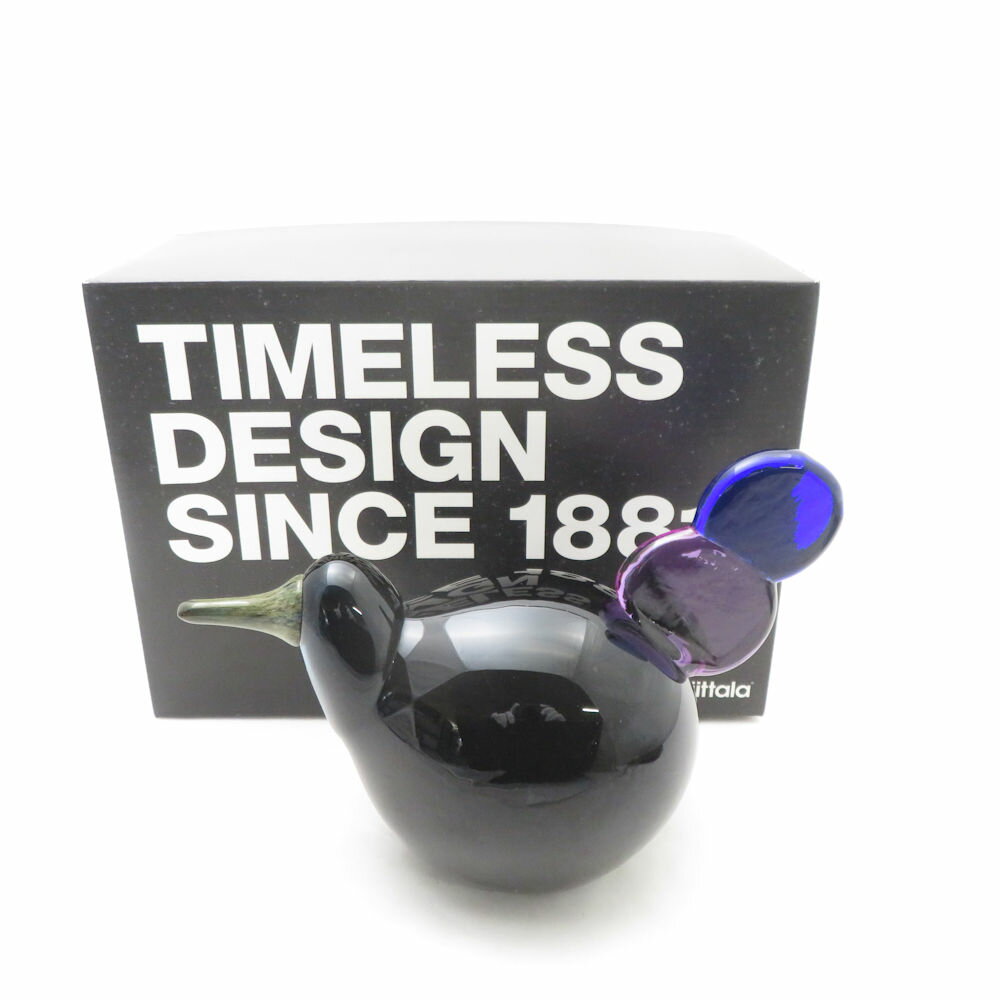 美品 iittala イッタラ バードバイトイッカ Scope別注2015 KYHJY キューヒュー 置物 無鉛ガラス EAST 500羽限定 レア 希少 北欧 オブジェ SU13609E2 【中古】