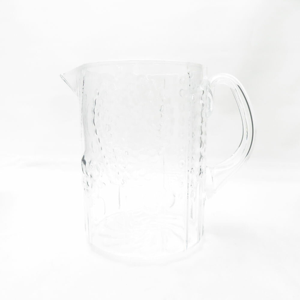 美品 Nuutajarvi ヌータヤルヴィ フローラ 120cl ピッチャー クリア 水差 イッタラ 北欧 フィンランド SU13624E2 【中古】