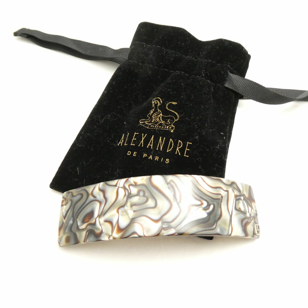 ALEXANDREDEPARIS アレクサンドルドゥパリ AQCH-1743 バレッタ ヘアオニキス クリップ アクセサリー 髪留 レディース AC1714 【中古】
