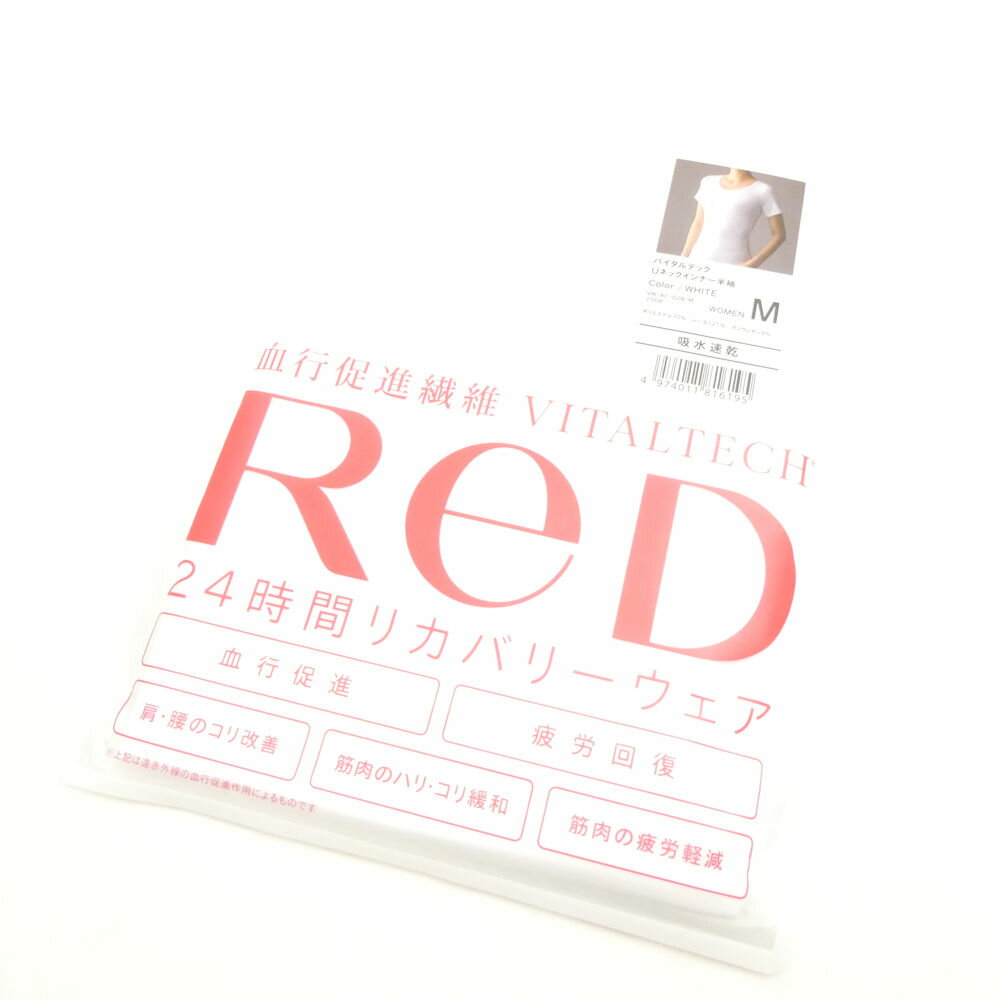 ̤���� ReD ��å� VITALTECH �Х�����ƥå� �ꥫ�Х꡼������ M �ݥꥨ���ƥ�¾ U�ͥå�����ʡ�Ⱦµ�ȥåץ� 24���� ��ǥ����� AU387...