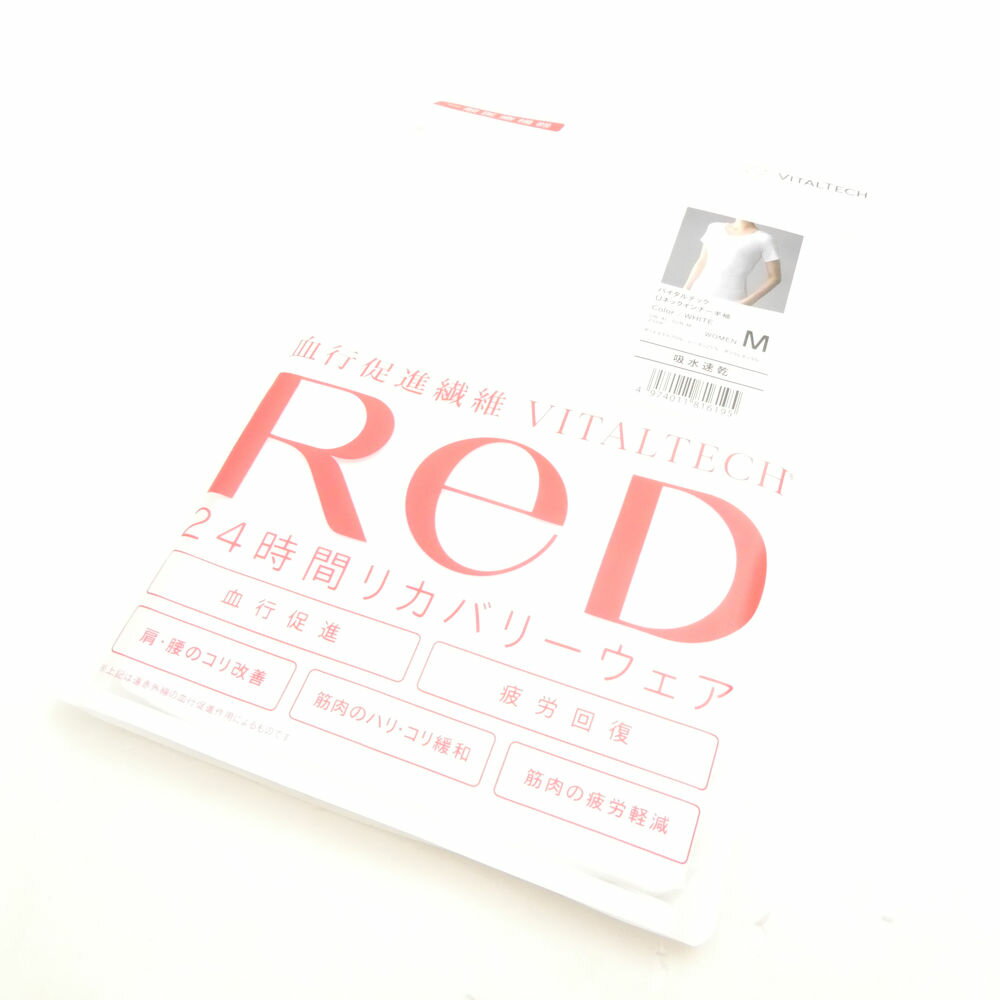 ̤���� ReD ��å� VITALTECH �Х�����ƥå� �ꥫ�Х꡼������ M �ݥꥨ���ƥ�¾ U�ͥå�����ʡ�Ⱦµ�ȥåץ� 24���� ��ǥ����� AU387...