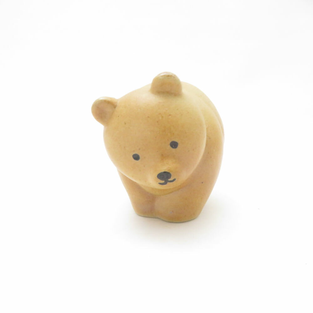 美品 Lisa Larson リサラーソン 益子焼 くまもとのくま 置物 陶器 人形 熊 クマ インテリア 雑貨 SC10104V1 【中古】