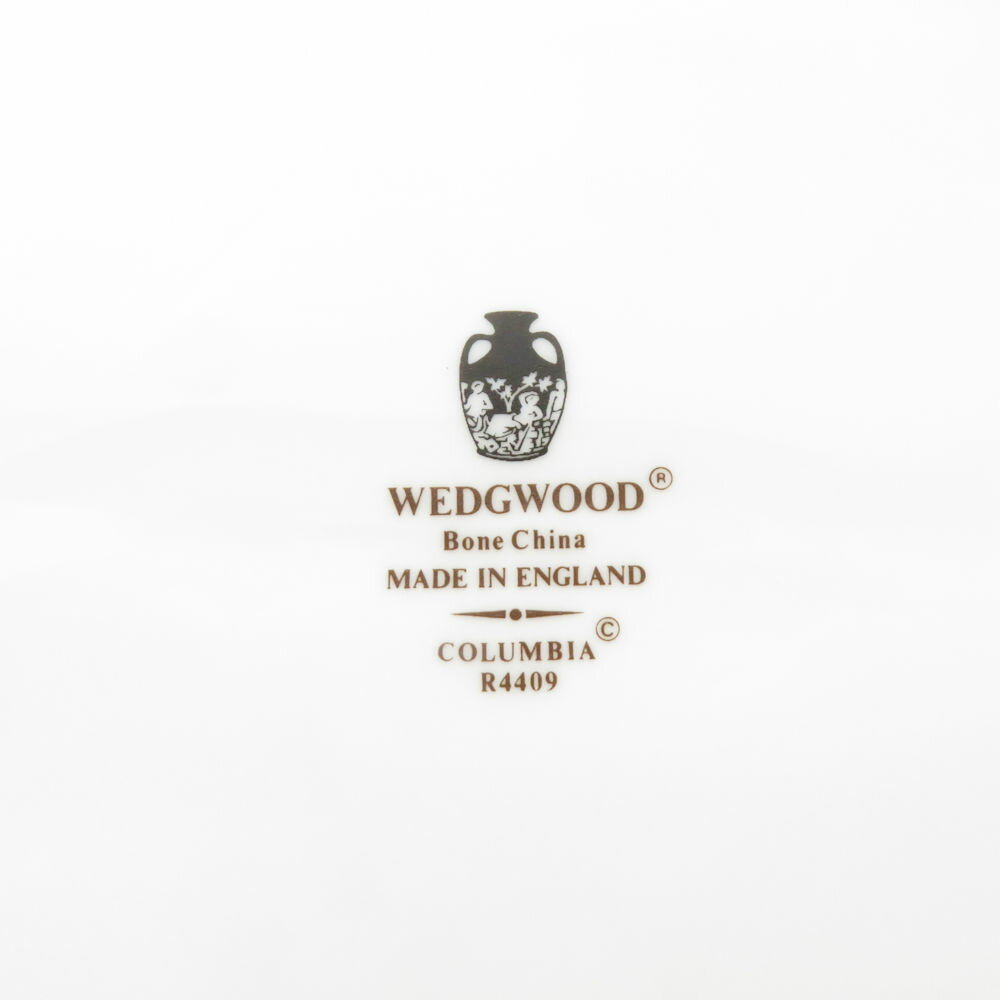 美品 WEDGWOOD ウェッジウッド コロンビアセージグリーン オーバルプレート 44cm プラター 大皿 旧刻印 黒壺 SC10191E1 【中古】