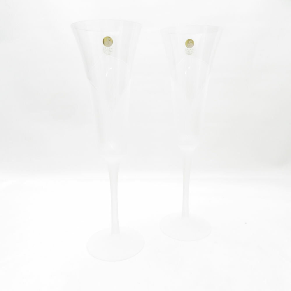 ̤���� SASAKI CRYSTAL ���������ꥹ���� ���顼��꡼ �����ѥ󥰥饹 2�� �ڥ� H24.5cm SC9667A1 ����š�