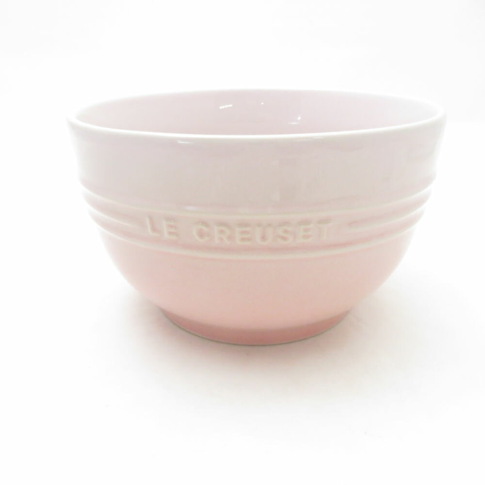 Le Creuset ルクルーゼ レジェ・ボール シェルピンク ボウル 丼 器 SY13607A1 【中古】