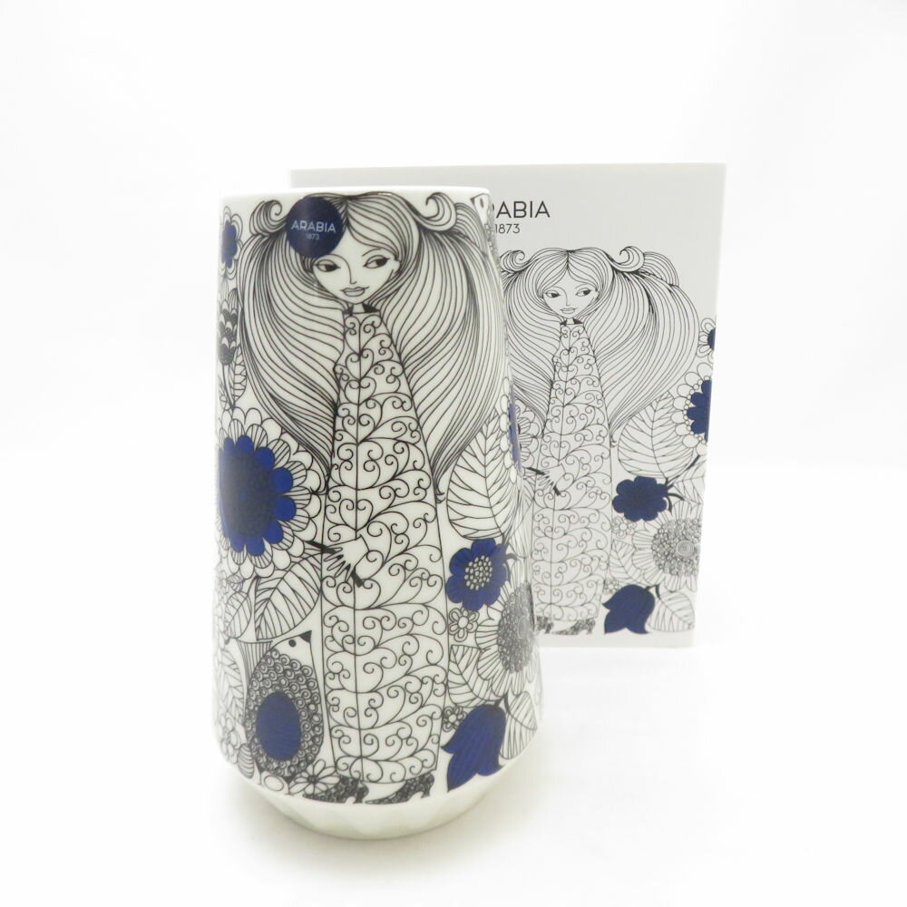 未使用 ARABIA アラビア Pastoraali パストラーリ 花瓶 フラワーベース H19 北欧 フィンランド SU13626R1 【中古】