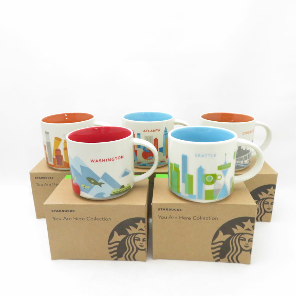���� STARBUCKS �������Хå��� You Are Here Collection �ޥ����å� 5�� ƫ�� ���å� 414ml ������ ���������ϸ��� S...