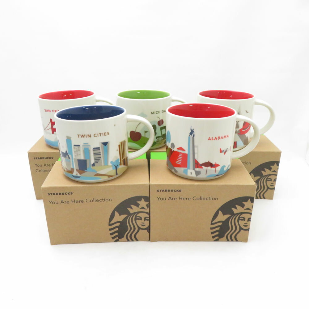 ���� STARBUCKS �������Хå��� You Are Here Collection �ޥ����å� 5�� ƫ�� ���å� 414ml ������ ���������ϸ��� S...