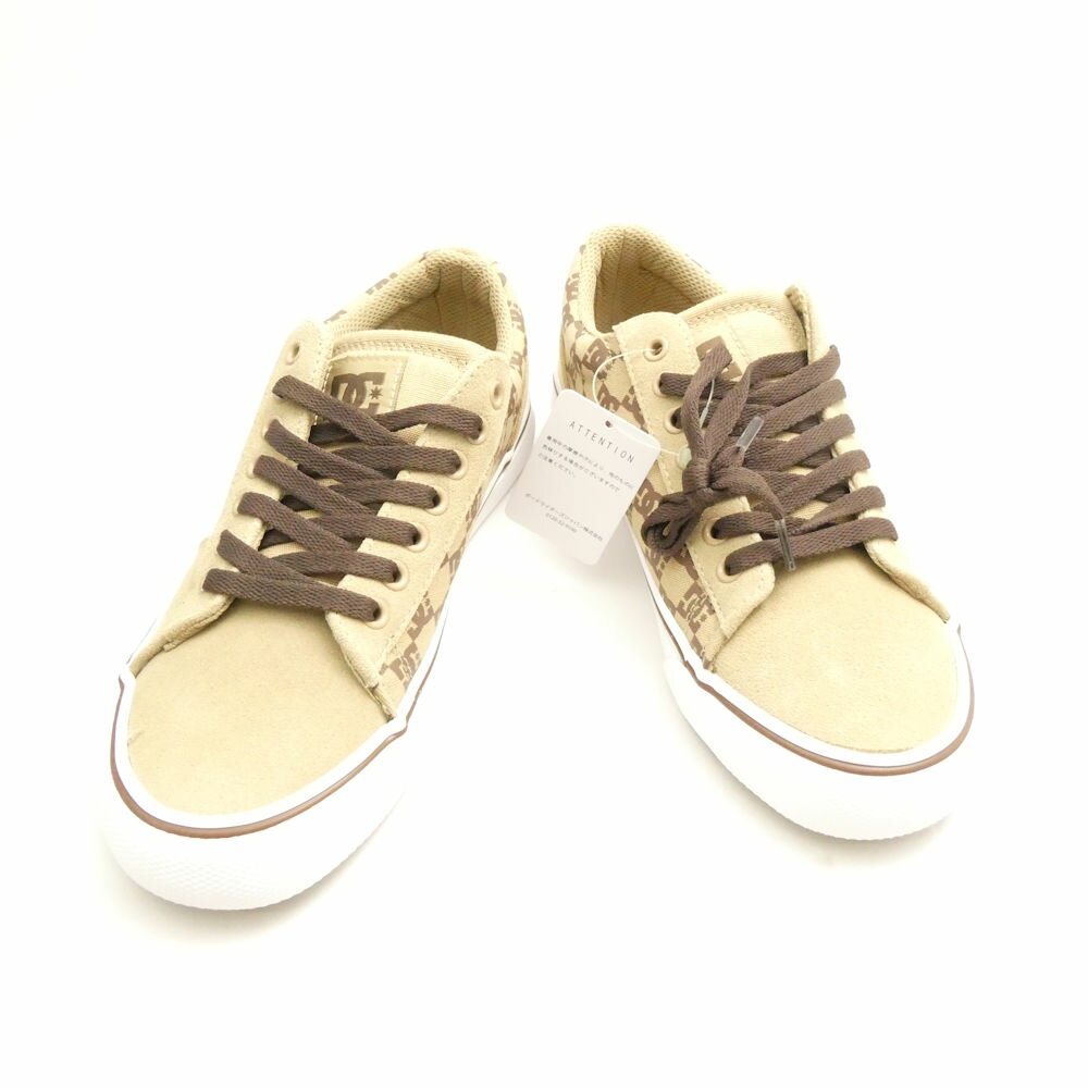 未使用 DC ディーシー DM251602 スニーカー 23cm ローカット 柄 ロゴ レディース AD1513 【中古】
