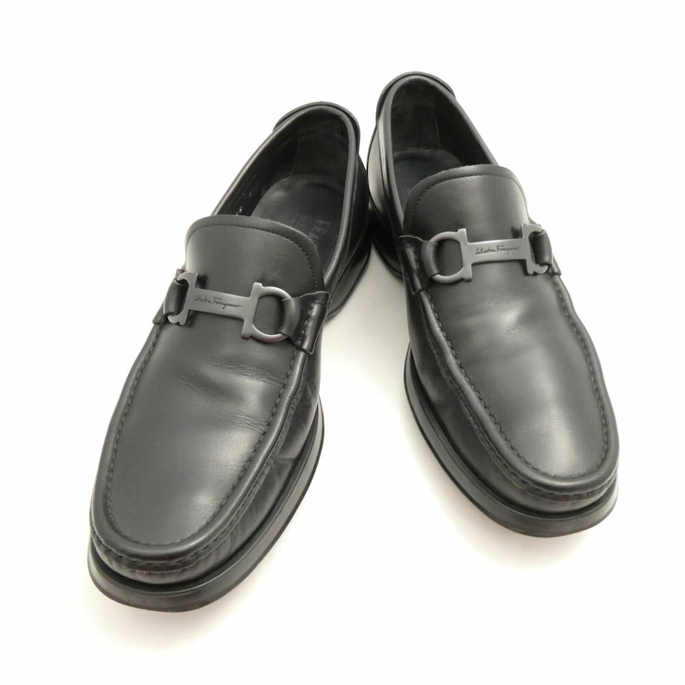 楽天市場】フェラガモ 7 1／2（カラーブラック）（ローファー｜メンズ