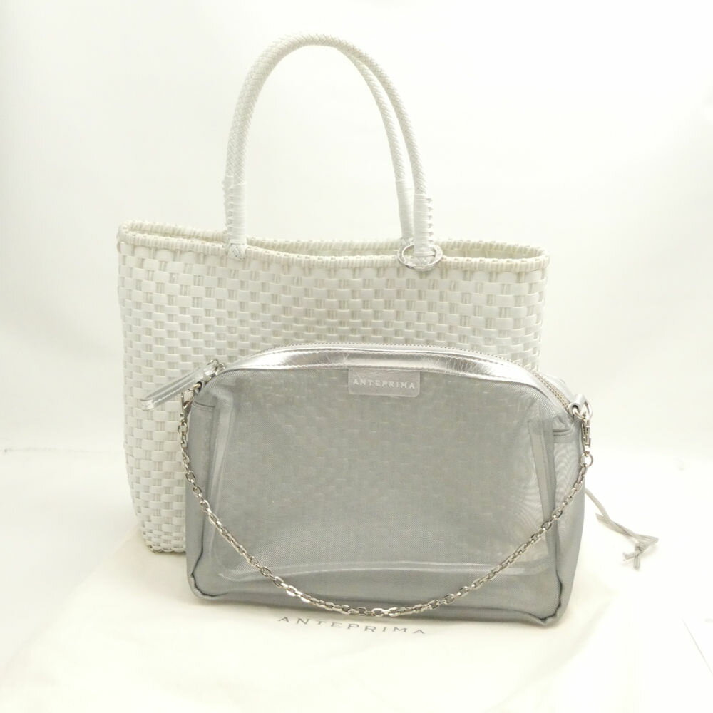 ���� ANTEPRIMA ����ƥץ�� ����ȥ�å��� ���⡼�� ��������ۥ磻�ȡߥ��ʥ��ۥ磻�� �ȡ��ȥХå� �ϥ�ɥХå� ��ǥ����� AM8126 ����...