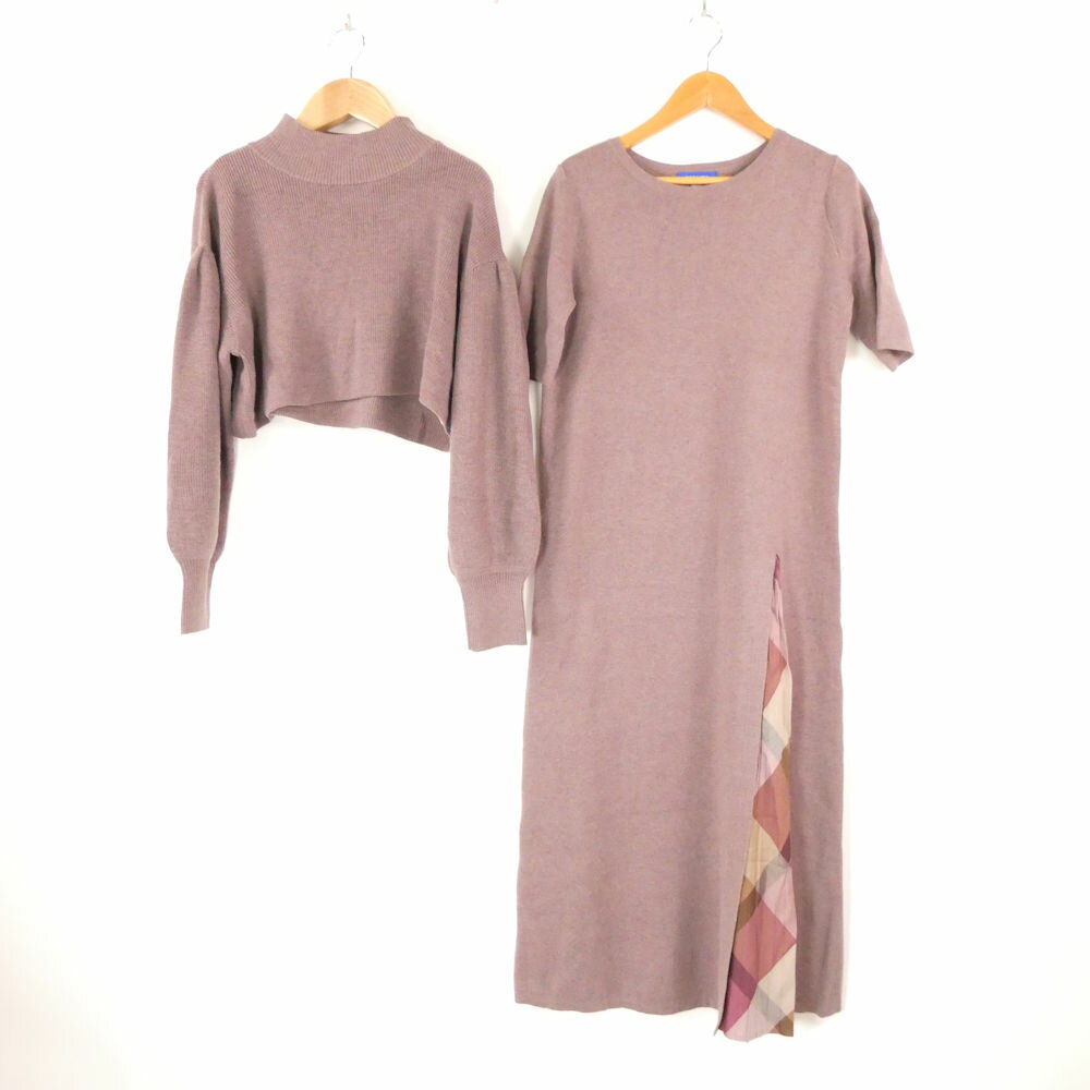 ̤���� BLUE LABEL CRESTBRIDGE �֥롼�졼�٥� 55J29817 �˥åȥ쥤�䡼�ɥ��åȥ��å� 38 �ݥꥨ���ƥ�¾ Ĺµ ���� �ȥå�...