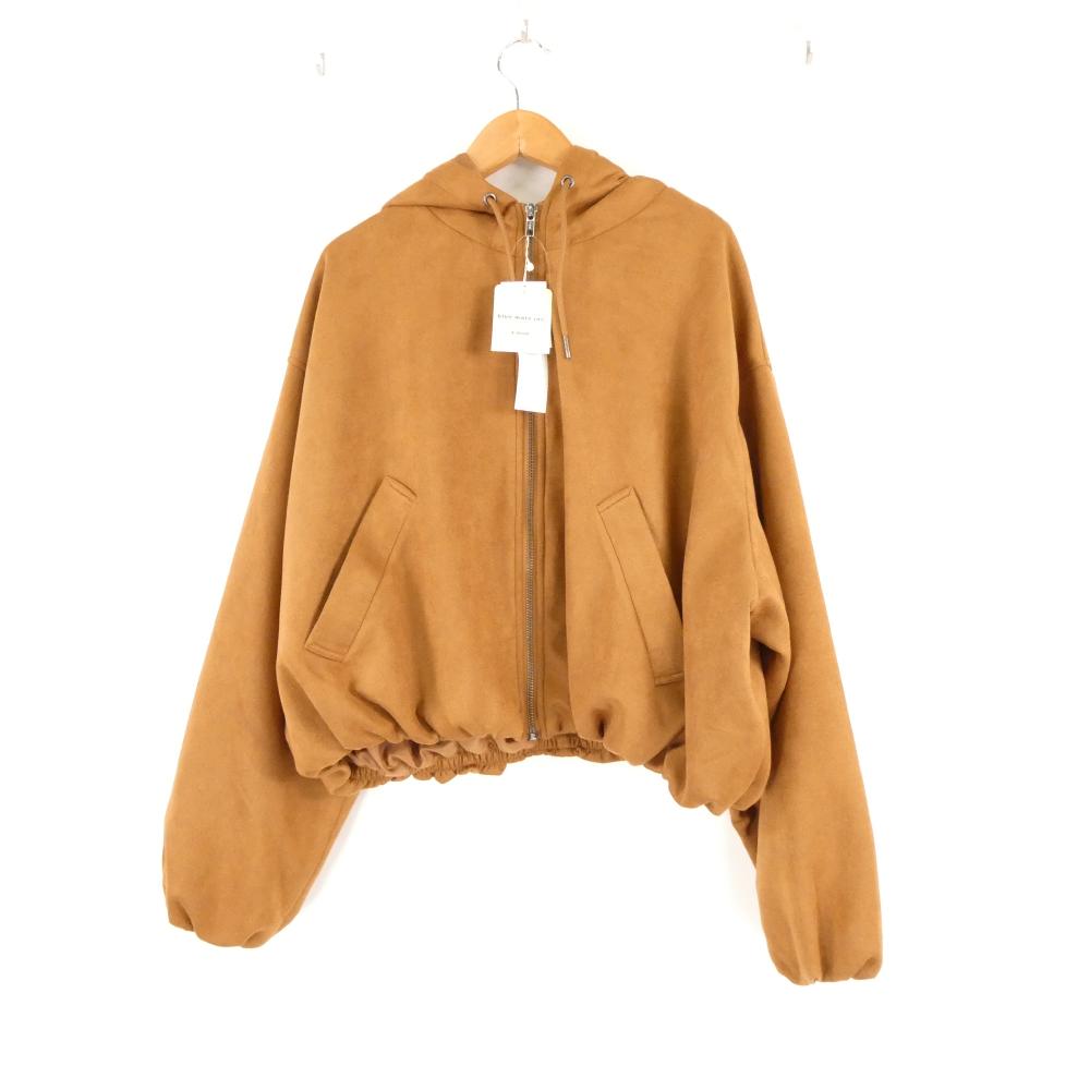 未使用 Cepo セポ スウェードライクジップ パーカー 1点 M ポリエステル 長袖 レディース AN2724A24 【中古】