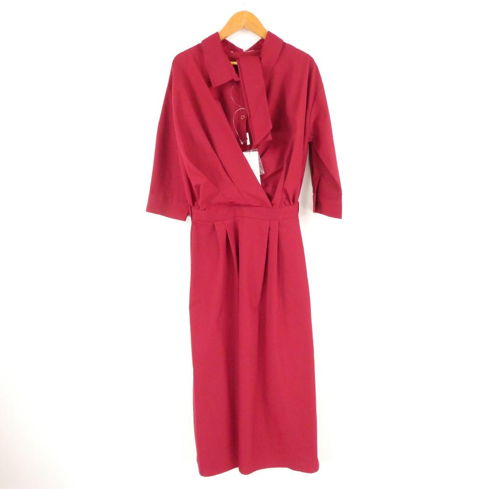 Rakuten - 未使用 VICKY COUTURE ビッキークチュール シャツワンピース 1点 1 ポリステル100％ col:15 半袖 ロング レディース AO3634A46 【中古】