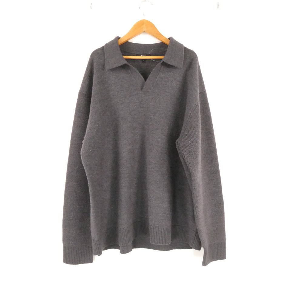 Rakuten - Theory セオリー ニット セーター L ウール100％ 長袖 ポロ プルオーバー レディース AM8256A68 【中古】
