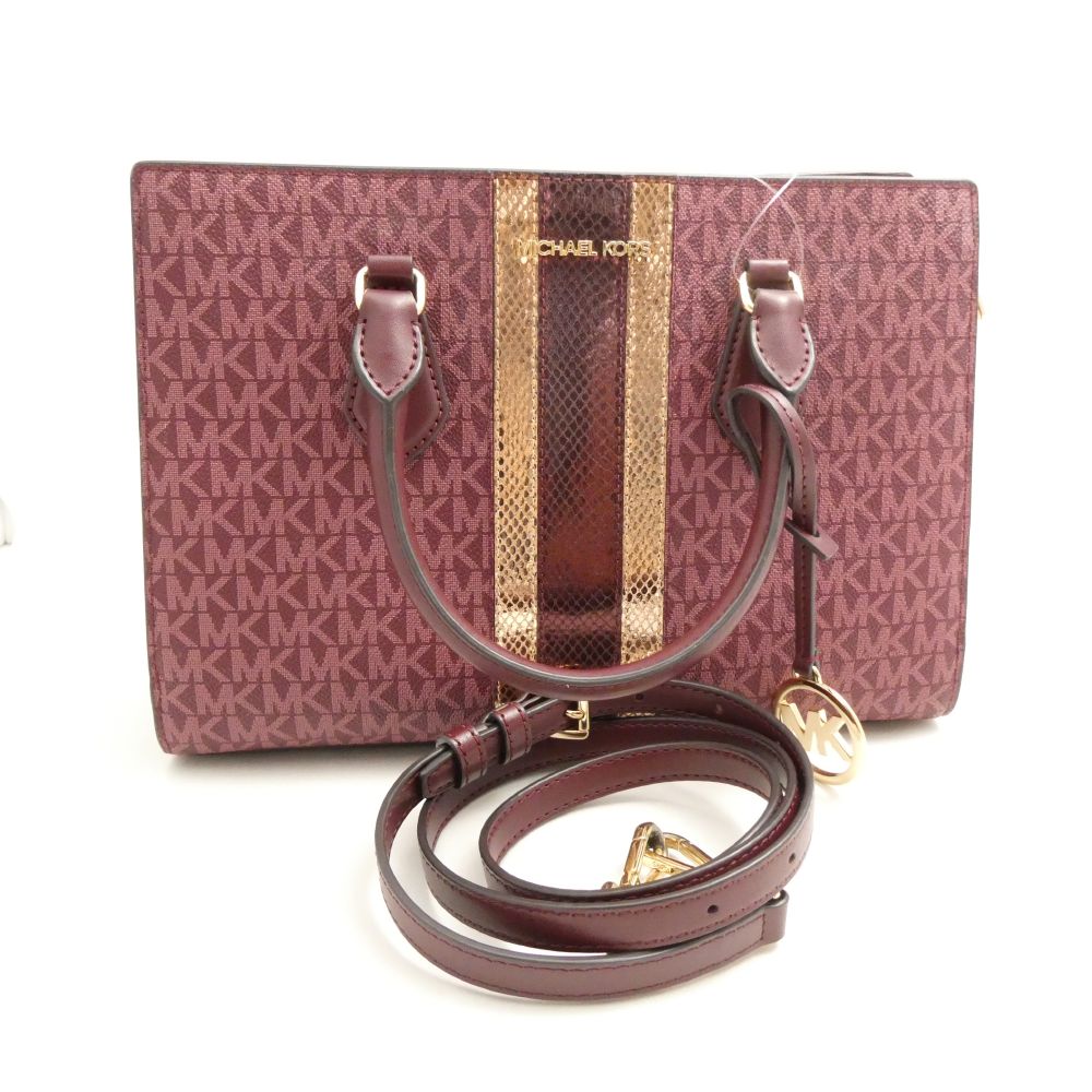 MICHAEL KORS �ޥ����륳���� ������ �ߥǥ����� �����ͥ��㡼 �������᥿��å� 35F4G6HS3B �ϥ�ɥХå� �磻�� �ѡ��ץ� ����������...
