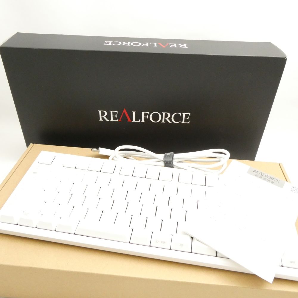 美品 REALFORCE リアルフォース R3SC41 ゲーミング キーボード 有線 ゲーム eスポーツ テンキーレス 兼用 HM920 【中古】