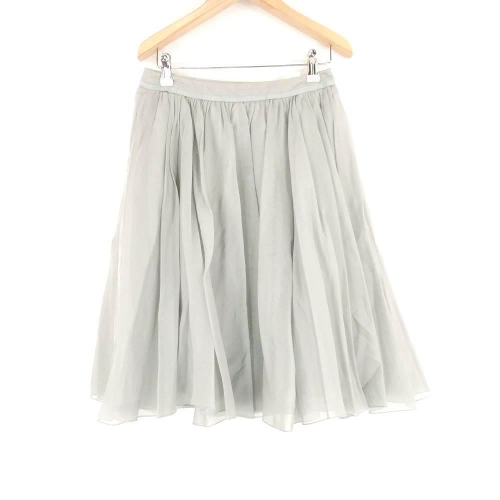 樂天商城 - 美品 FOXEY BOUTIQUE フォクシー 35968 Shear Circular スカート 40 Mサイズ相当 コットン他 シルク混 ひざ丈 シアーサーキュラー レディース AU4203A54 【中古】