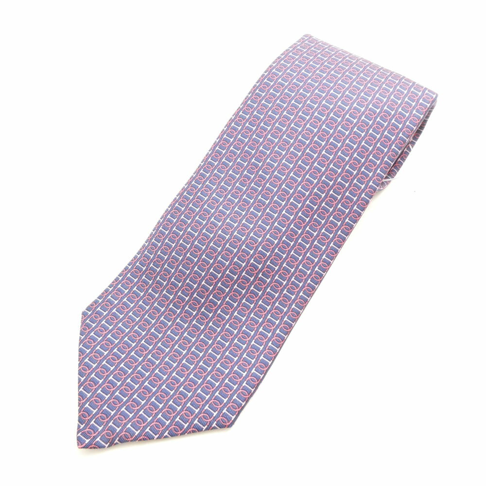 美品 HERMES エルメス ネクタイ シルク100％ メンズ AM8336 【中古】