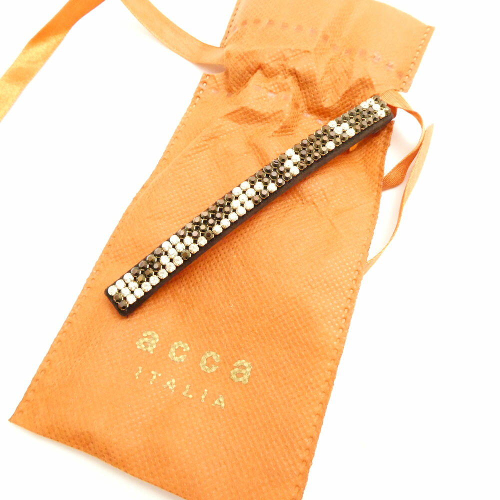 美品 acca アッカ ブリジット バレッタ ビジュー ストーン ヘアアクセサリー レディース AO3925 【中古】