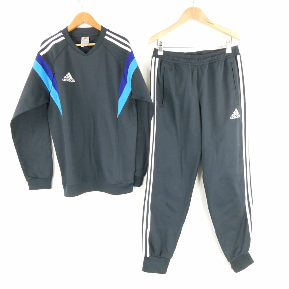 Rakuten - 美品 adidas アディダス D83096 D83095 スウェット セットアップ M ポリエステル100％ 上下 スポーツウェア パンツ メンズ AO3930A25 【中古】
