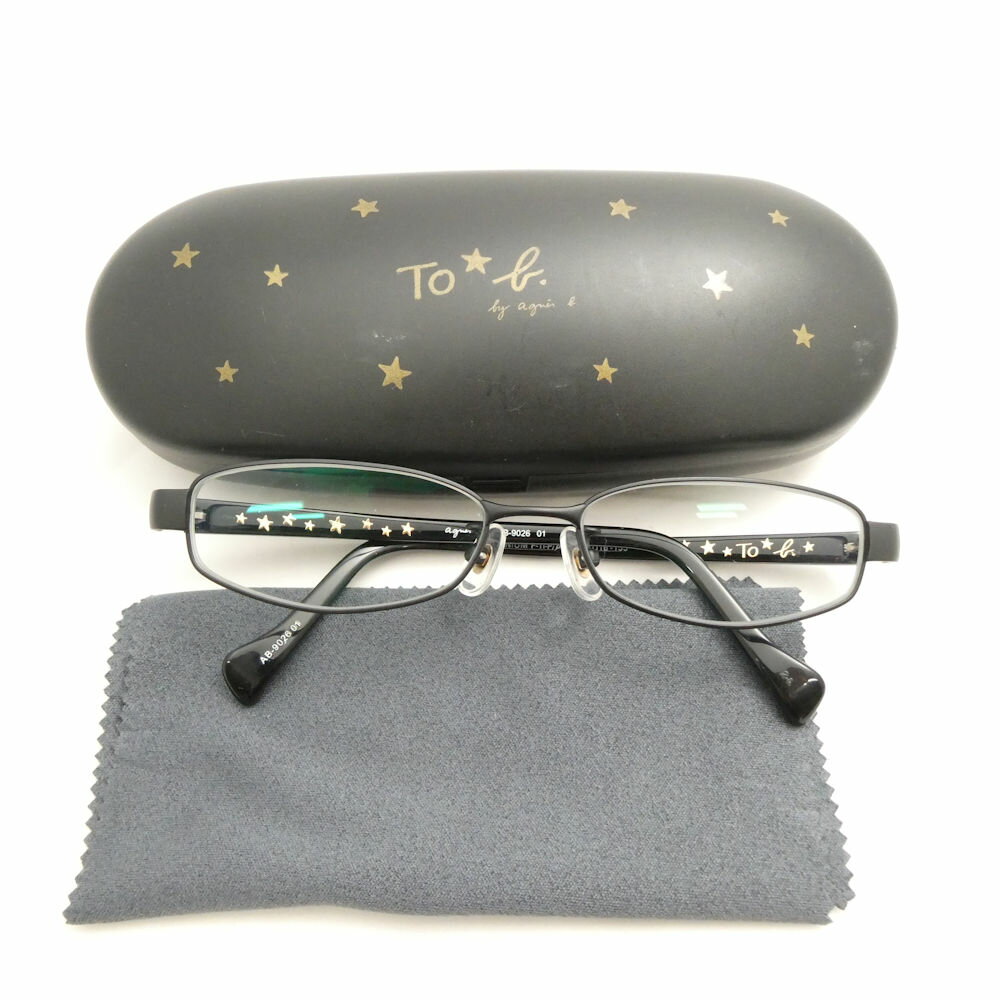 Other - 美品 agnes b. アニエスベー メガネ 52□16-135 度あり レディース AM8190 【中古】