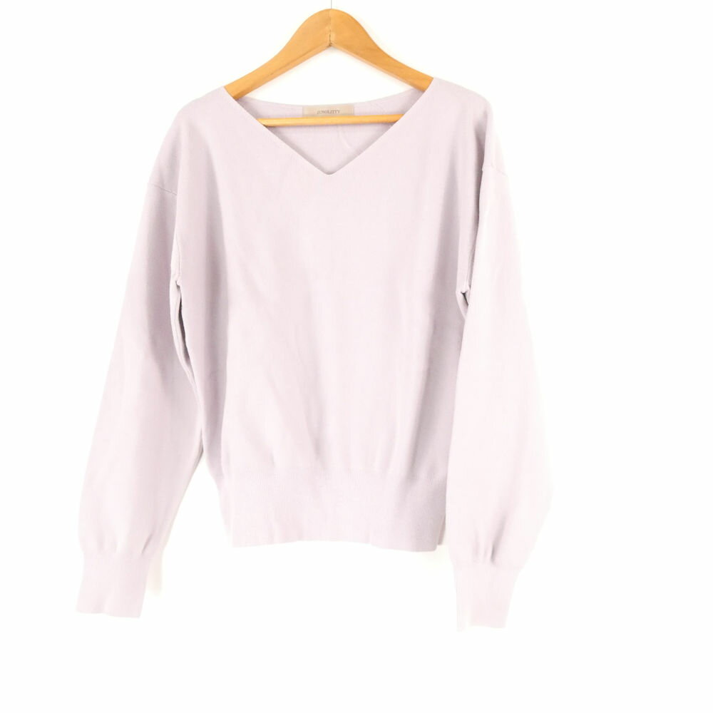 新品 ジャスグリッティー♡Vネックニット JUSGLITTY（ジャスグリッティー）の「ゆるVニット（ニット/セーター