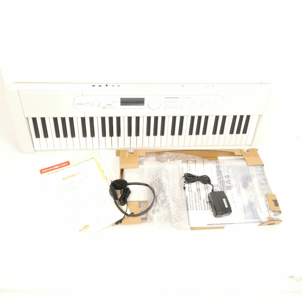 未使用 CASIO カシオ LK-526 電子 キーボード ピアノ 22年製 HM979 【中古】