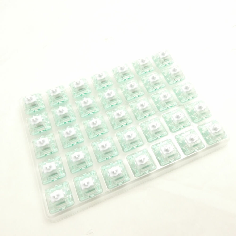 未使用 遊舎工房 gateron magnetic jade switch キーボードスイッチ 2点 セット 35個入り 白軸 HO660 【中古】