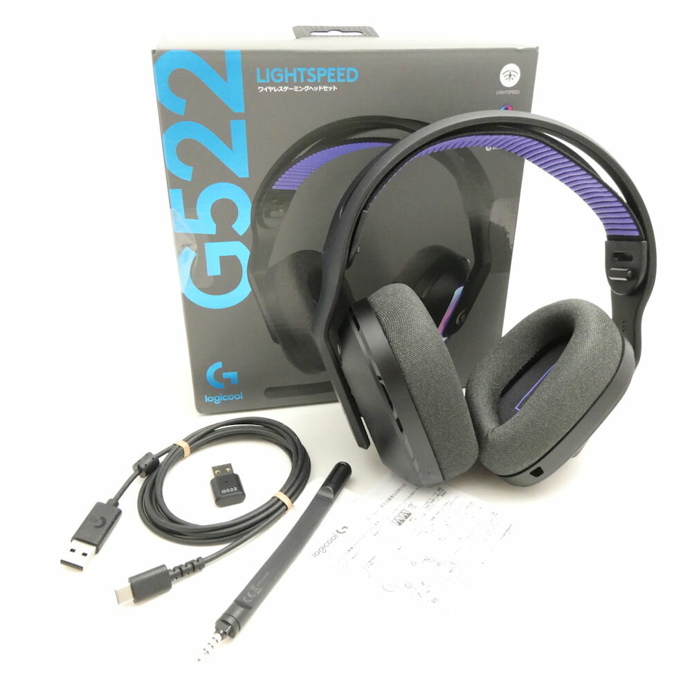 logicool G ロジクール G G522 LIGHTSPEED ワイヤレスゲーミングヘッドセット ヘッドホン Bluetooth 有線 PC周辺機器 HU1830