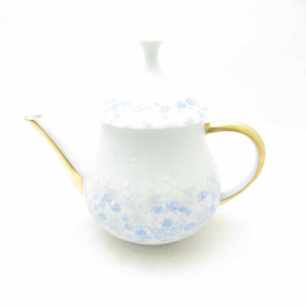 GeorgerBoyer ジョルジュボワイエ リヴィエラブルー ティーポット 茶器 花柄 SC10533C2 【中古】