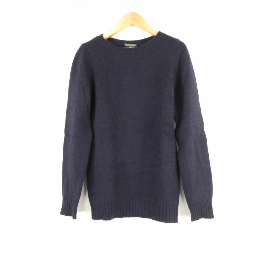 樂天商城 - SCAGLIONE スカリオーネ ニット S カシミヤ100％ 長袖 厚手 レディース AD1661A43 【中古】