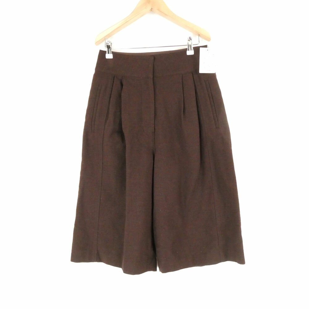 Rakuten - 未使用 ETRE TOKYO エトレトウキョウ 1225623153 ウールカルゼタック ショートパンツ M ウール コットン レディース AN2921A69 【中古】