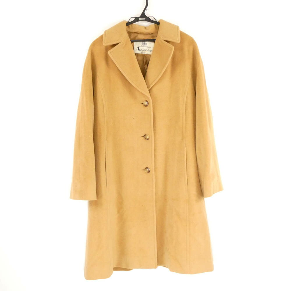 【未使用】アクアスキュータム　トレンチコート　キャメル　サイズ4 AQUA SCUTUM - □美品□Aquascutum アクアスキュータム トレンチコート