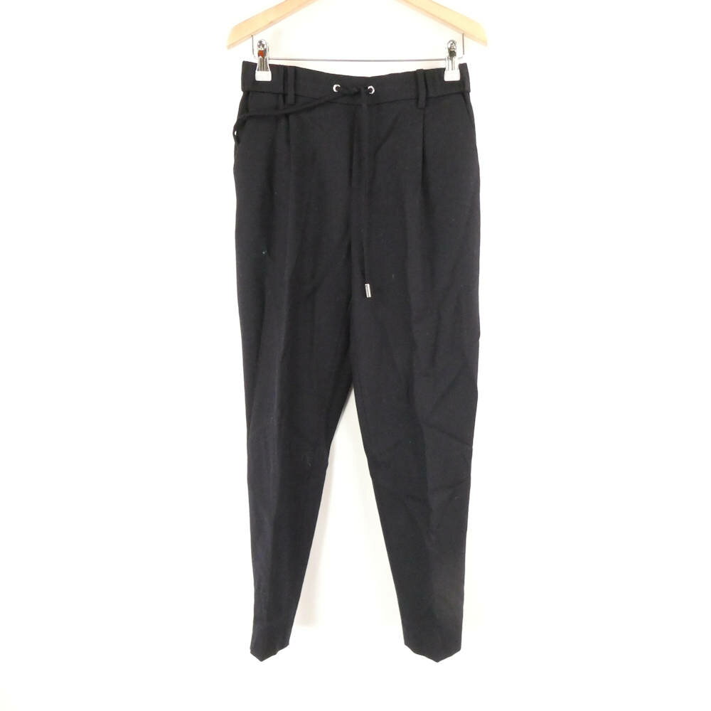 美品 martinique マルティニーク パンツ 1 ウール ポリウレタン テーパード レディース AN2759A29 【中古】