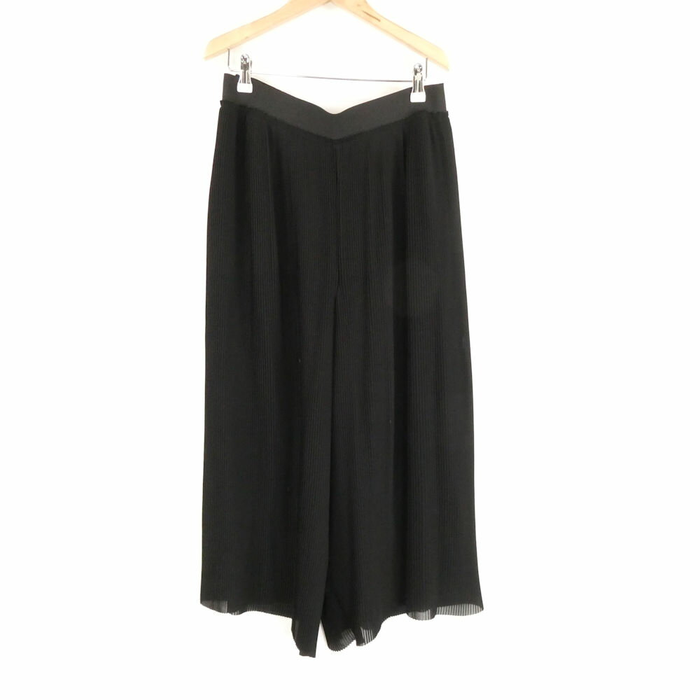 Rakuten - 美品 LANVIN COLLECTION ランバンコレクション パンツ 42 ポリエステル100％ プリーツ スカンツ ガウチョ ワイド レディース AM8421A13 【中古】