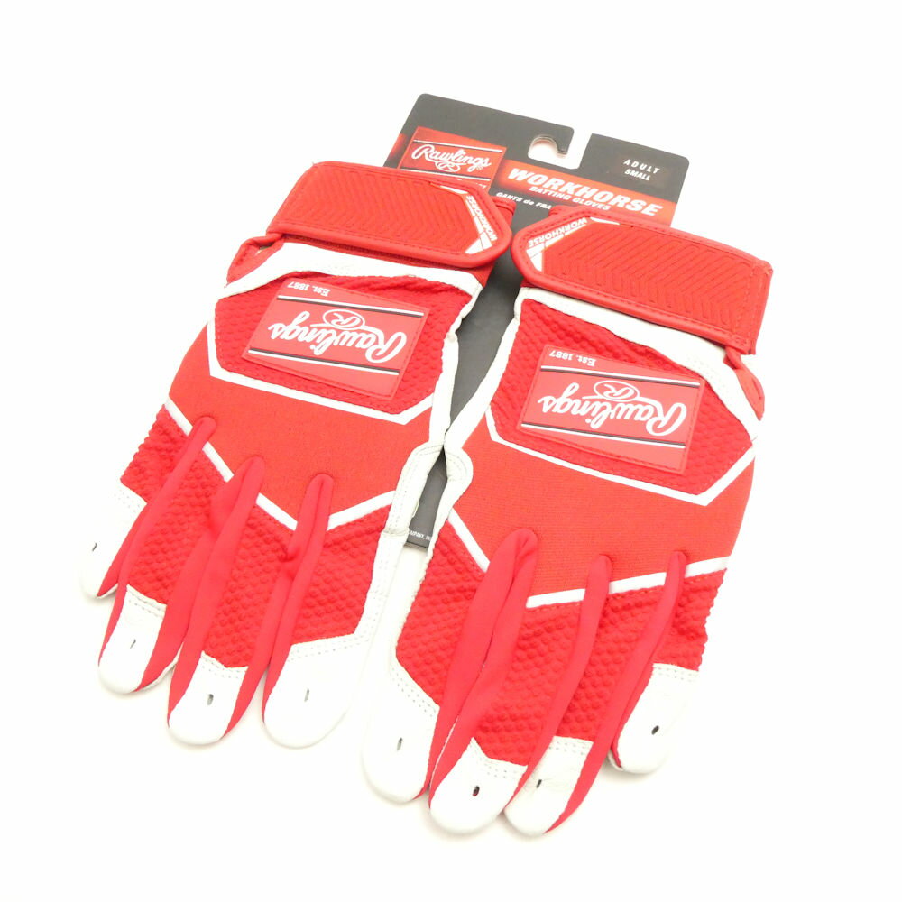 美品 Rawlings ローリングス WH22BG-S-88 バッティンググローブ ADULT S 野球 ベースボール 手袋 メンズ HY1639 【中古】