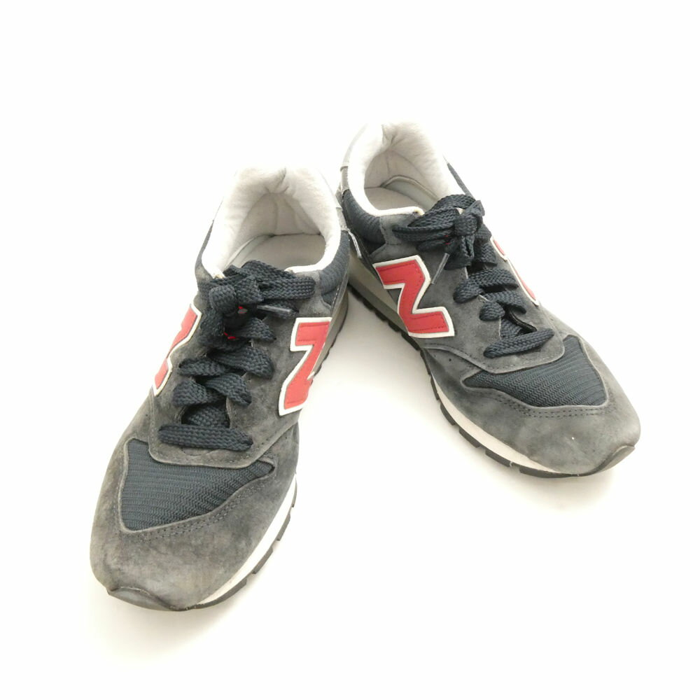 newbalance ニューバランス M996NRJ スニーカー 26cm スエード メッシュ シューズ 靴 レディース AU4278 【中古】