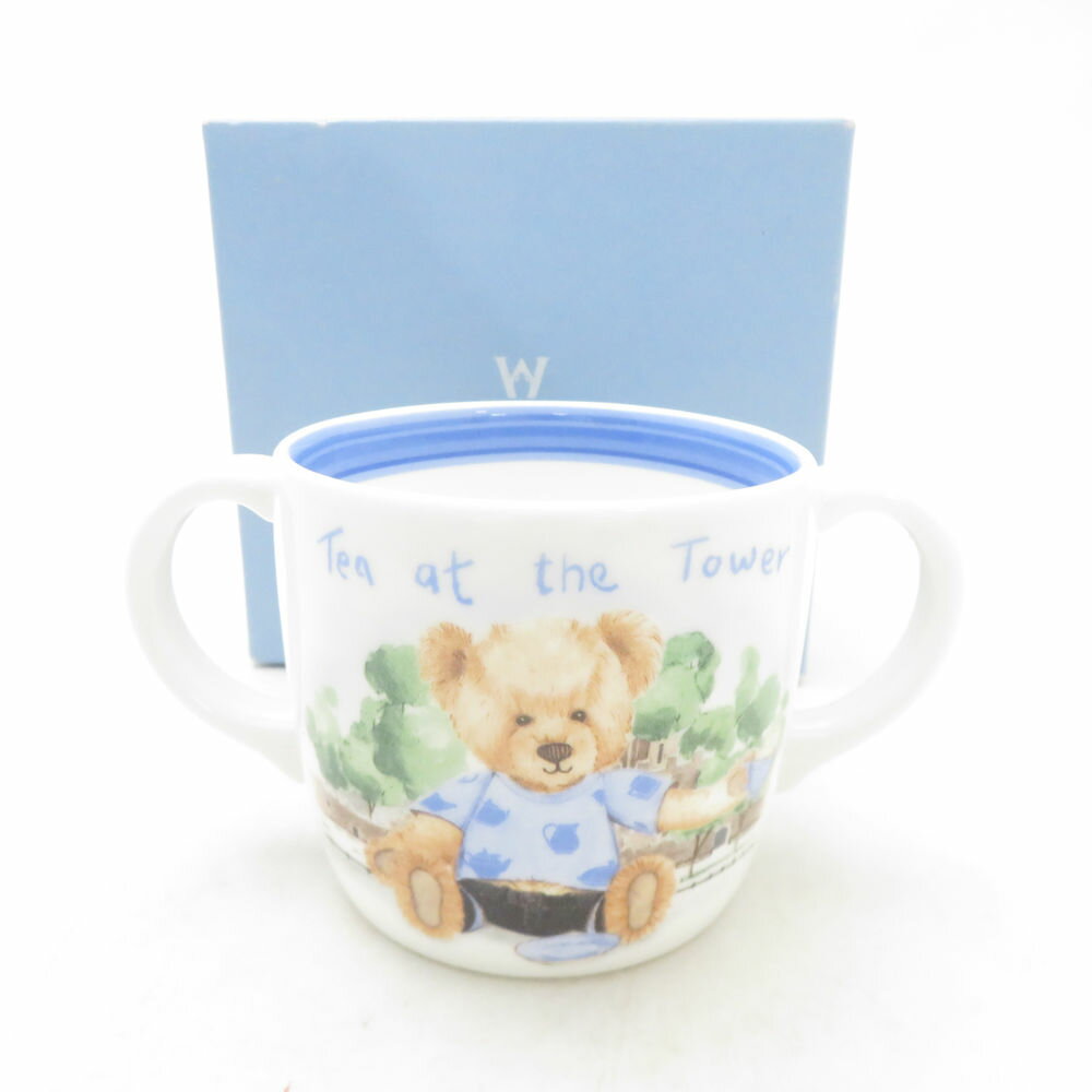 未使用 WEDGWOOD ウェッジウッド ロンドンベア ダブルハンドルマグ 陶器 カップ コップ くま クマ ジャスパーくん SC10498L1 【中古】