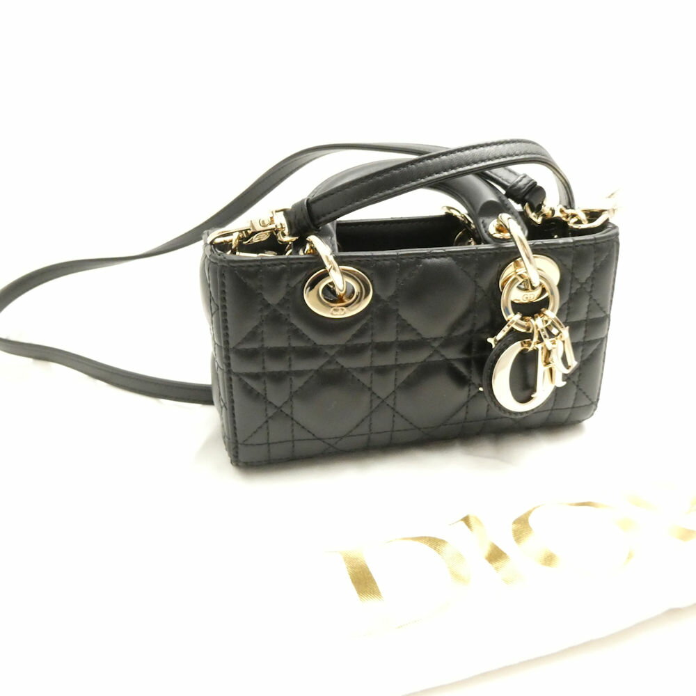 【即日発送】Dior ブラック キルティング ショルダーバッグ 美品 楽天市場】キルティング ショルダーバッグ（ブランドディオール