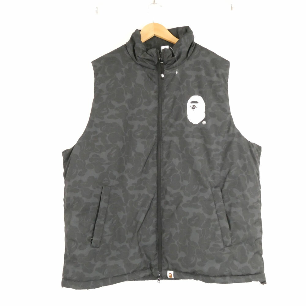 Rakuten - 美品 A BATHING APE アベイシングエイプ ダウンベスト XL ポリエステル100% カモフラージュ柄 迷彩 アウター トップス メンズ AU4259A70 【中古】