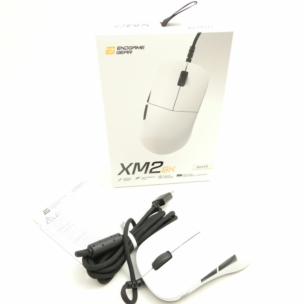 美品 ENDGAME GEAR エンドゲームギア XM2 8K ゲーミングマウス 有線 eスポーツ ゲーム HM833 【中古】