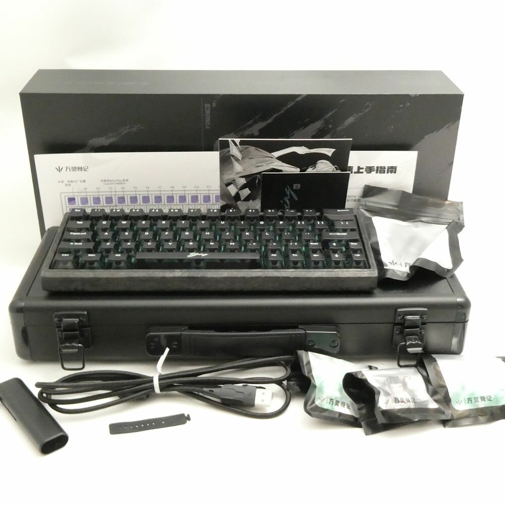 乐天商城 - 美品 WLMOUSE ワンリンマウス 影63 ying63 ゲーミングキーボード 有線 eスポーツ ゲーム 白軸 HM834 【中古】