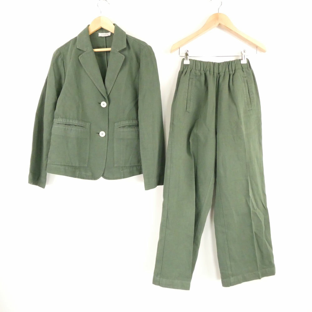 Rakuten - ROSSO35 ロッソ35 セットアップ 38 Mサイズ相当 コットン他 セット ウエストゴム パンツ ジャケット レディース AD1688A13 【中古】