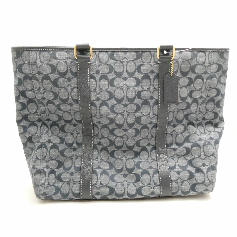 Rakuten - 美品 COACH コーチ CH827 トートバッグ シグネチャー ハンド 2WAY レディース AM8496 【中古】