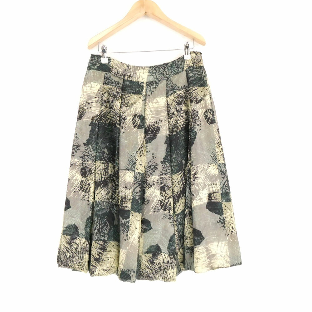 乐天商城 - 美品 SPORTMAX スポーツマックス スカート M シルク100％ ミディ丈 レディース AO4008A15 【中古】