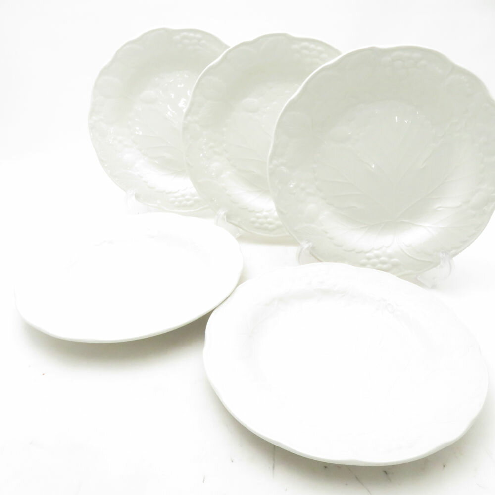 樂天商城 - 美品 BURLEIGH バーレイ ダベンポート 中皿 5枚 セット 20cmプレート デザート 英国 SU13838E2 【中古】