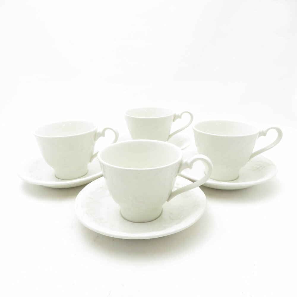 Rakuten - 美品 BURLEIGH バーレイ ダベンポート カップ＆ソーサー 4客 セット ティー 碗皿 英国 SU13839E2 【中古】