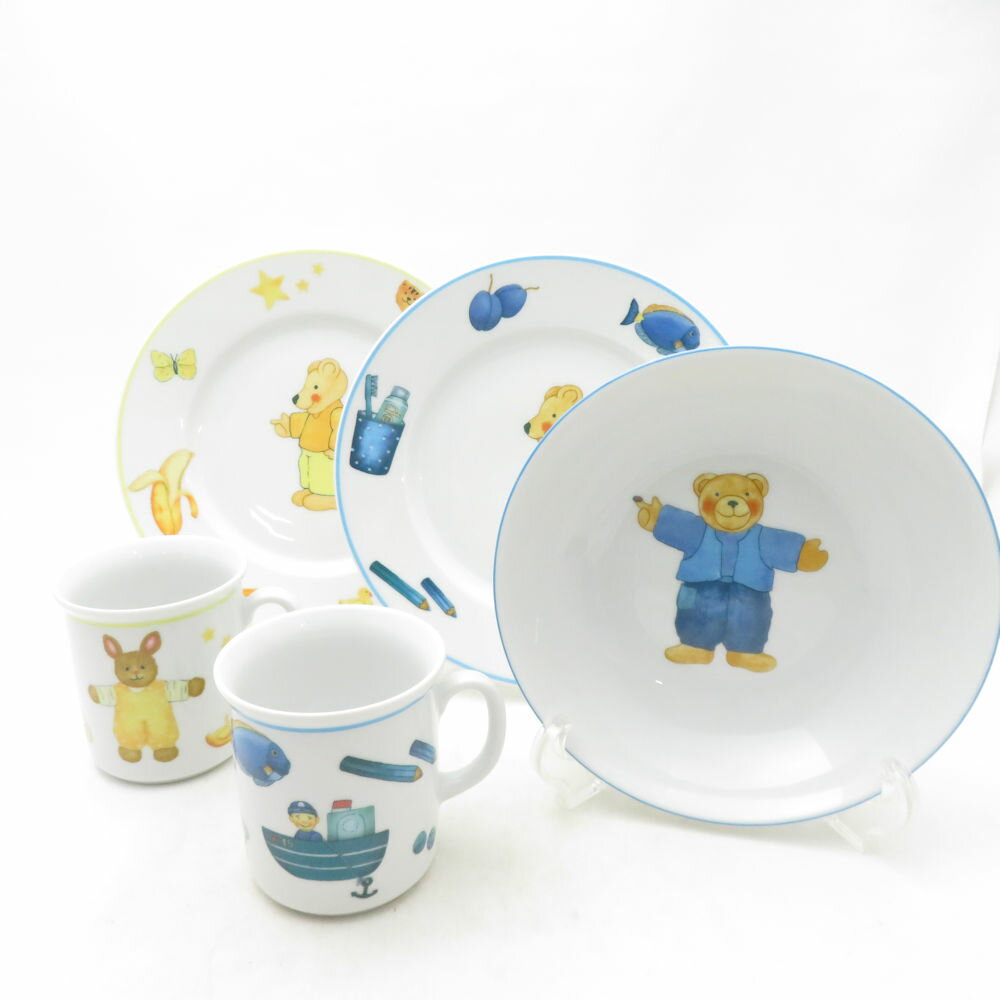 テディベア食器セット　30個セット　美品　値段交渉お受けします テディベア食器セット 30個セット 美品 値段交渉お受けします